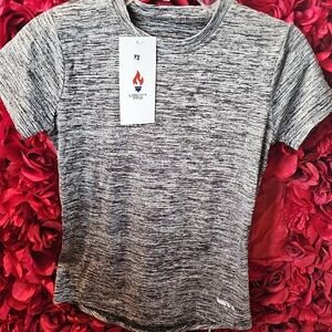 Liberty Pro NWT Girls Dark Gray Tshirt Size Small